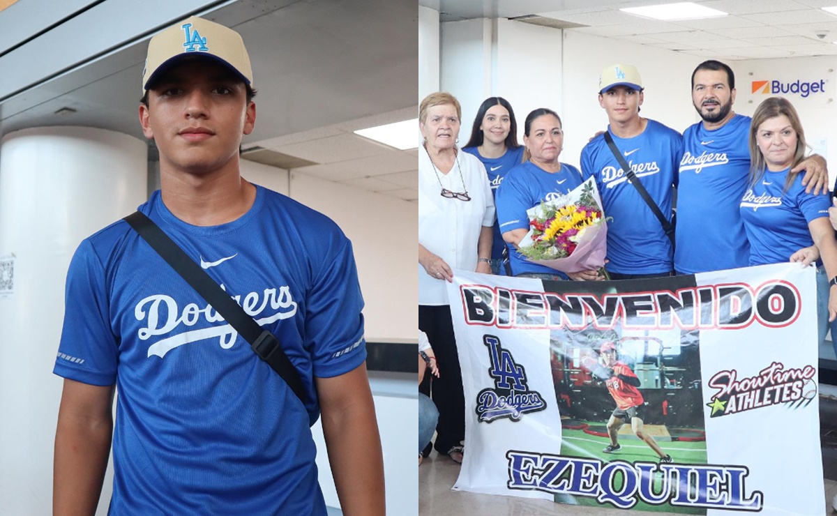 Ezequiel Rivera, joven mexicano de 14 años, firma con Los Dodgers; reacción de su mamá conmueve las redes