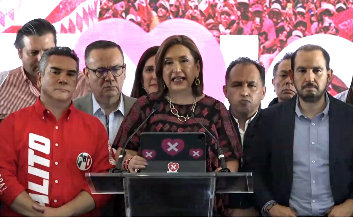 Xóchitl Gálvez reconoce derrota frente a Claudia Sheinbaum; "nos vemos en 3 años", dice