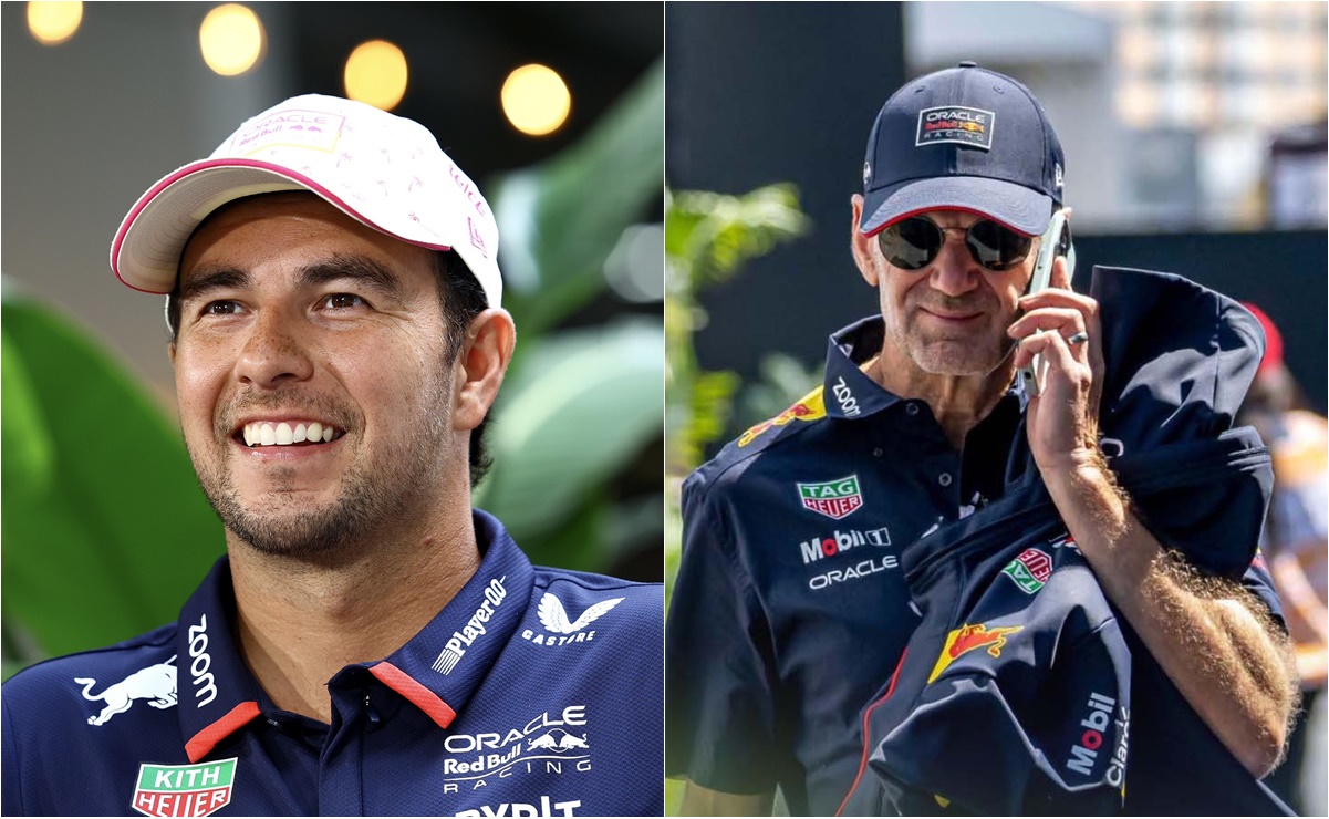 Checo Pérez y su emotiva despedida de Adrian Newey: "Me ayudó mucho"