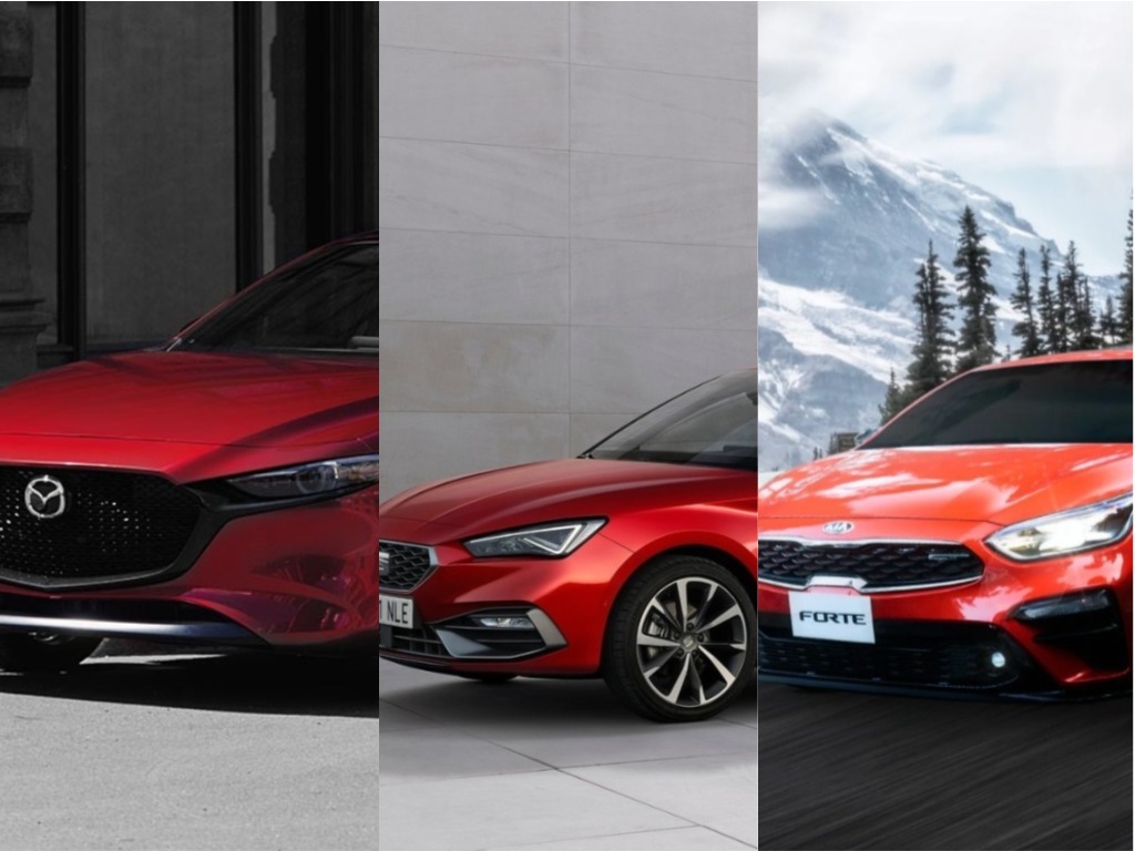 Análisis costo-beneficio: SEAT León vs KIA Forte Hatchback vs Mazda 3 Hatchback