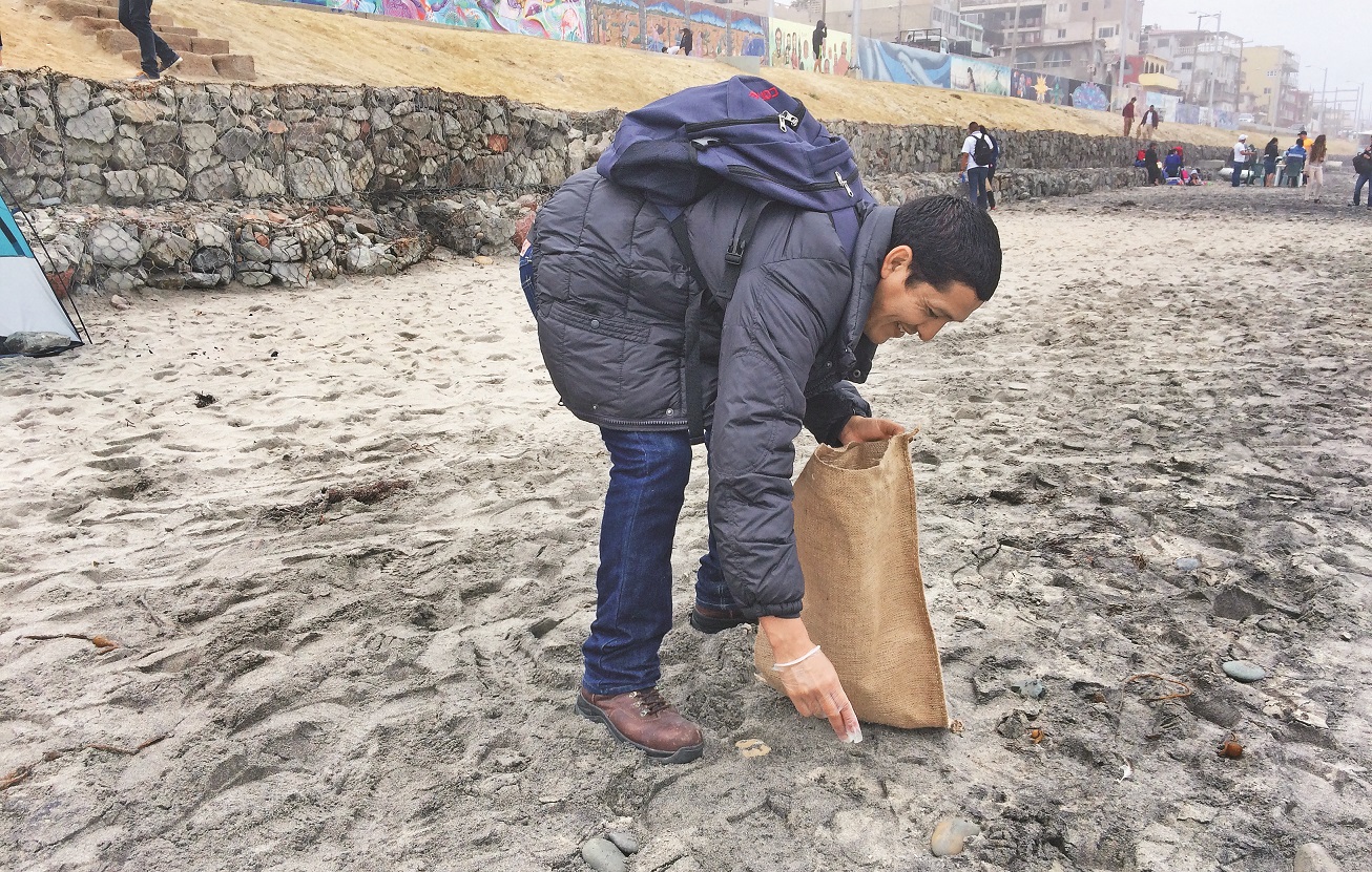 ONU  arranca en  Tijuana campaña para limpiar playas