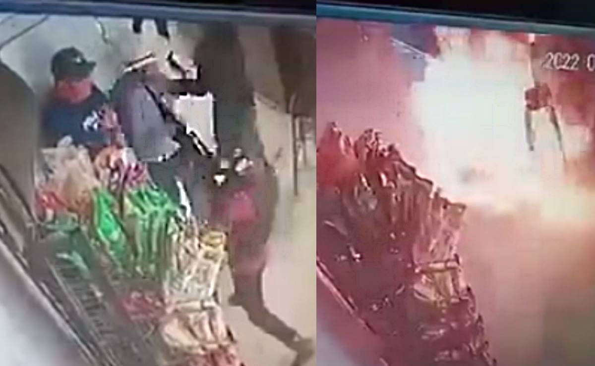 Video. Extorsionadores golpean a personas en un negocio y le prenden fuego en Jalisco