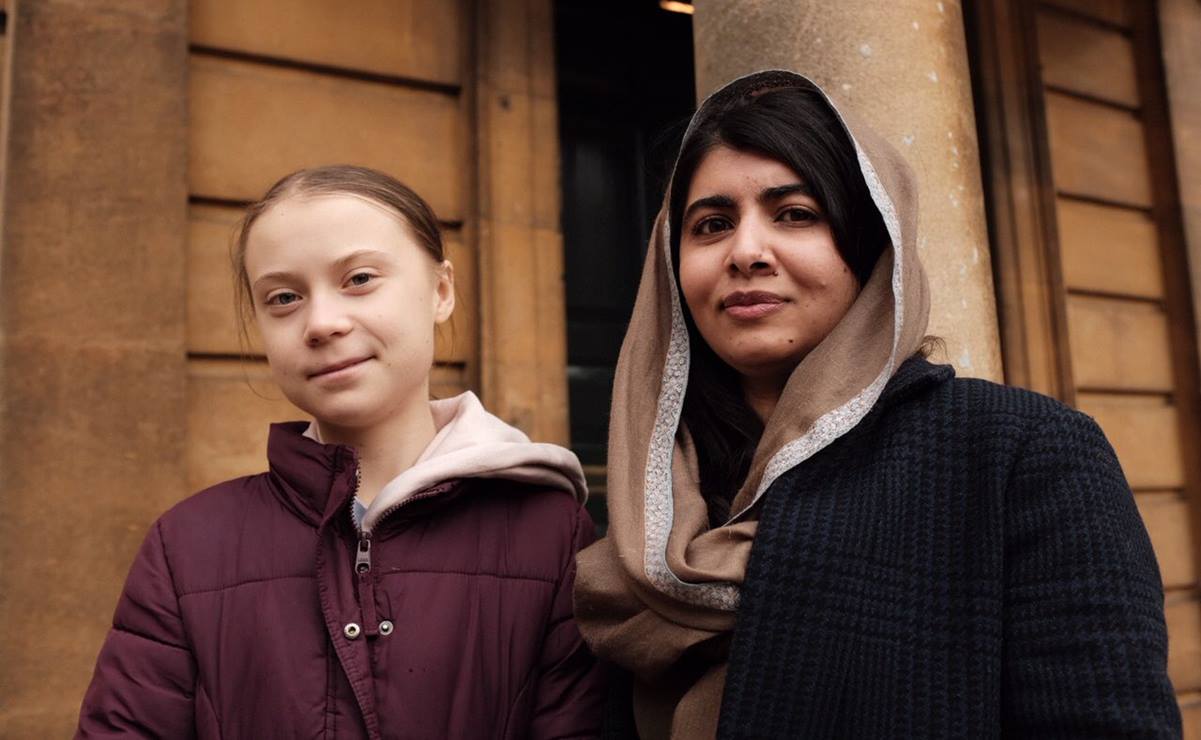 Greta Thunberg comparte foto con Malala; “es mi modelo a seguir”, dice
