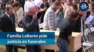 Piden justicia para mexicanos "sin voz" durante funerales de familia LeBarón