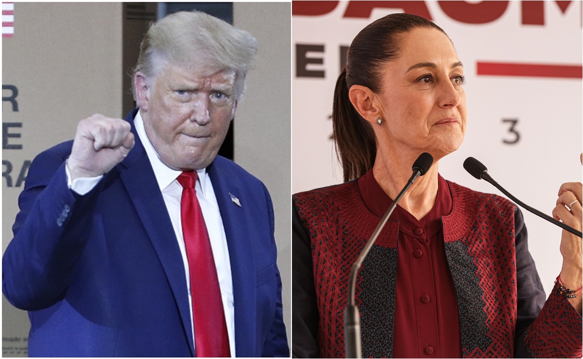 Trump dice que cárteles "podrían quitar al presidente de México en 2 minutos"; Claudia Sheinbaum responde