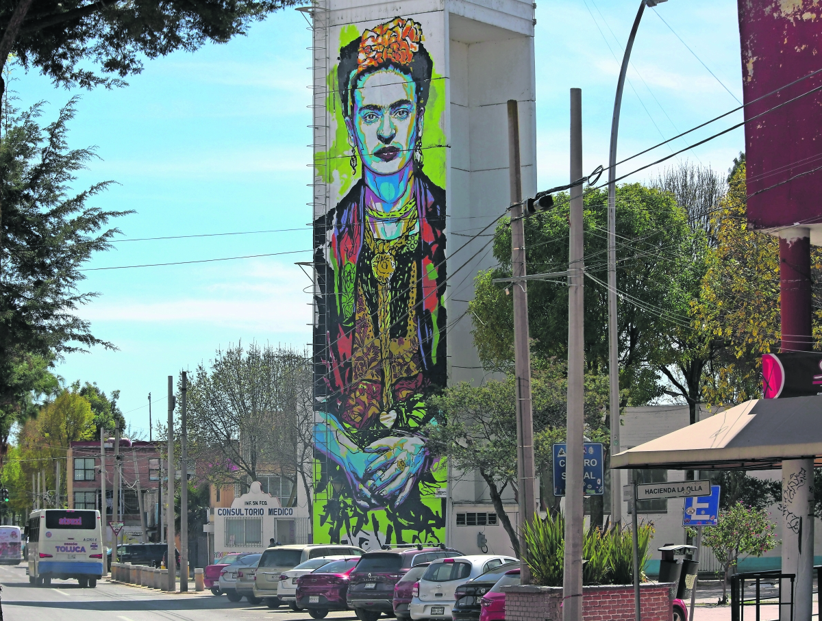 Inaugura Metepec mural de Frida Kahlo