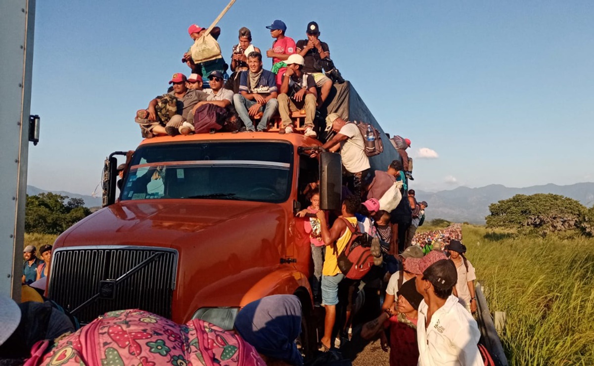 Caravana cambia de ruta para llegar a capital del país