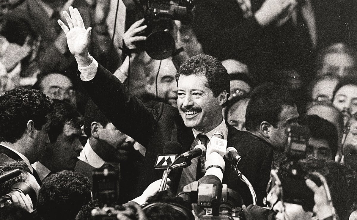 "Yo veo un México con hambre y con sed de justicia"; discurso de Colosio en el Monumento a la Revolución, a días de su asesinato 