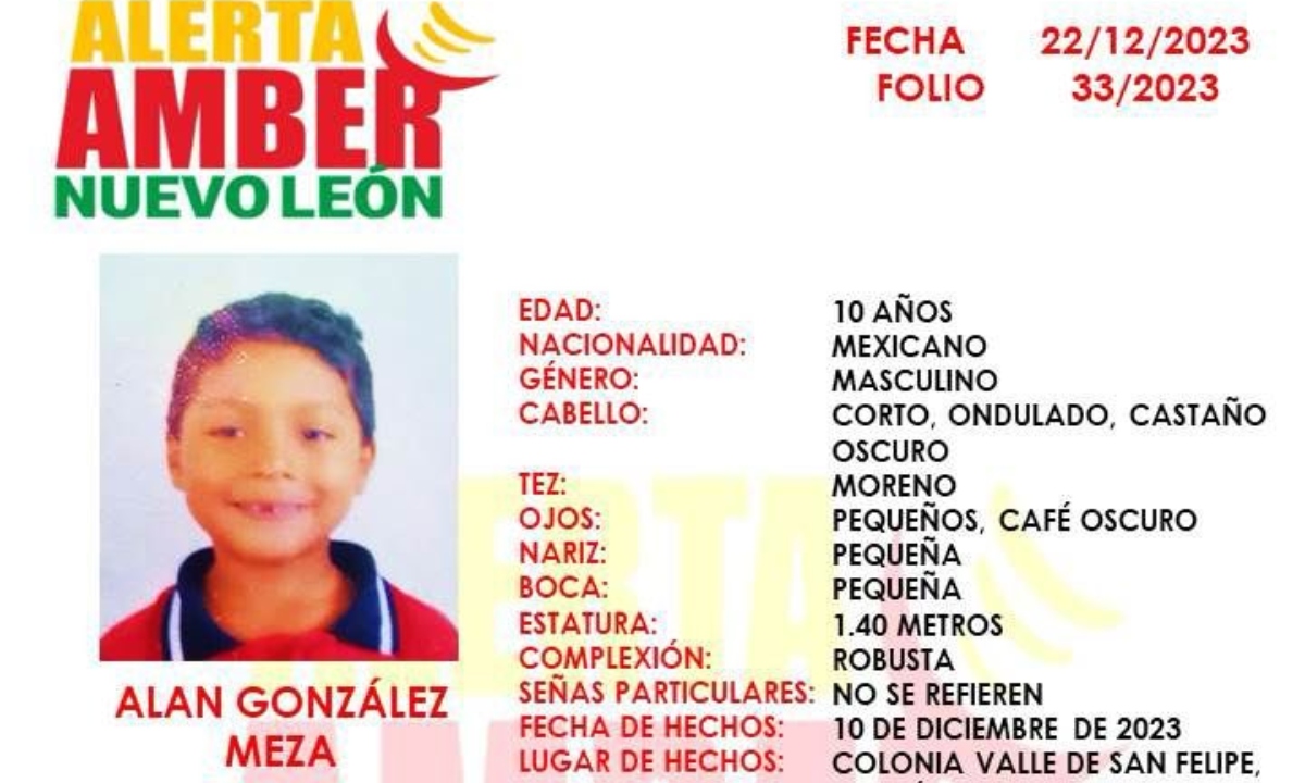 Buscan a niño cuya madre fue localizada sin vida en una noria en Monterrey