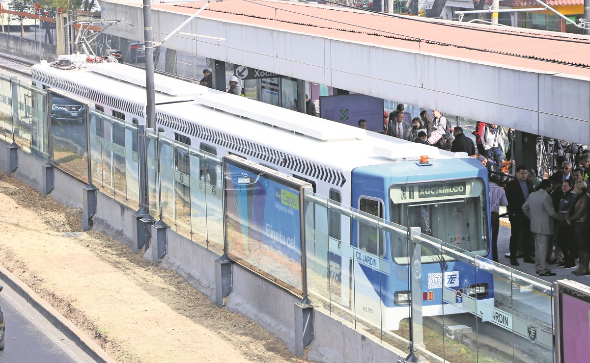 Gobierno de la CDMX alista inversión de 200 mdp para 8 unidades del ​Tren Ligero
