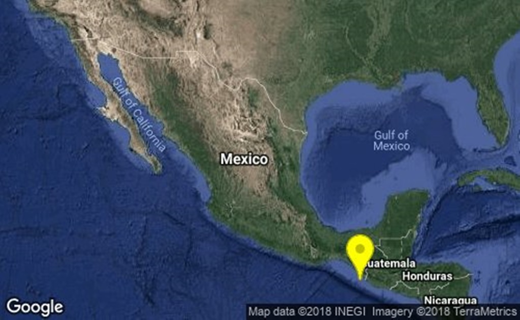 Se registra sismo de 5 grados en Ciudad Hidalgo, Chiapas