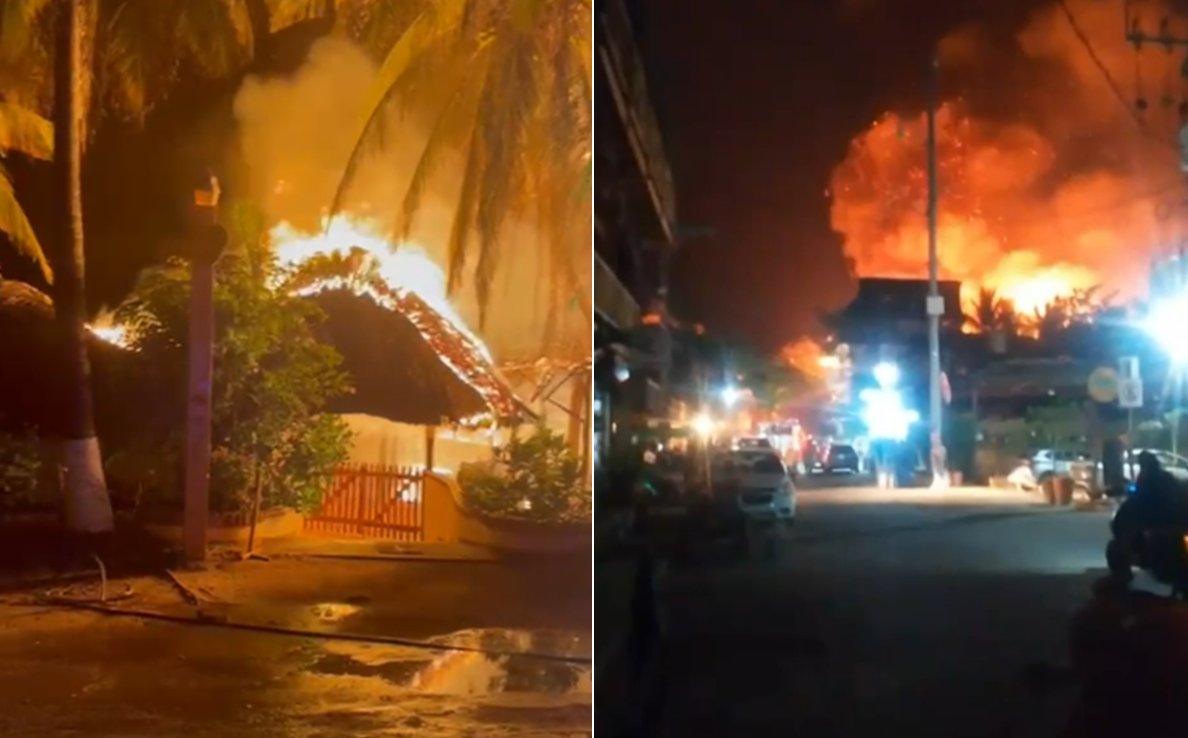 Reportan incendio forestal incontrolable en zona de conflicto de ...