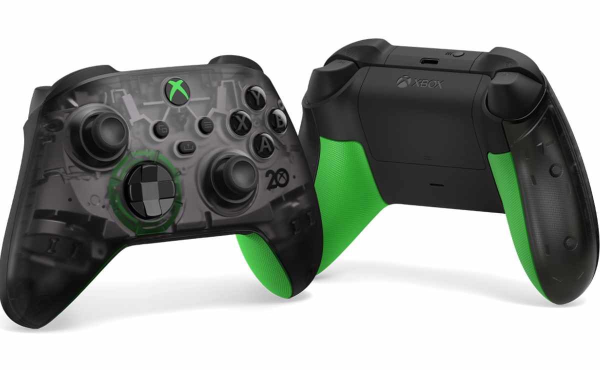 Celebrarán 20 años de Xbox con accesorios traslúcidos 
