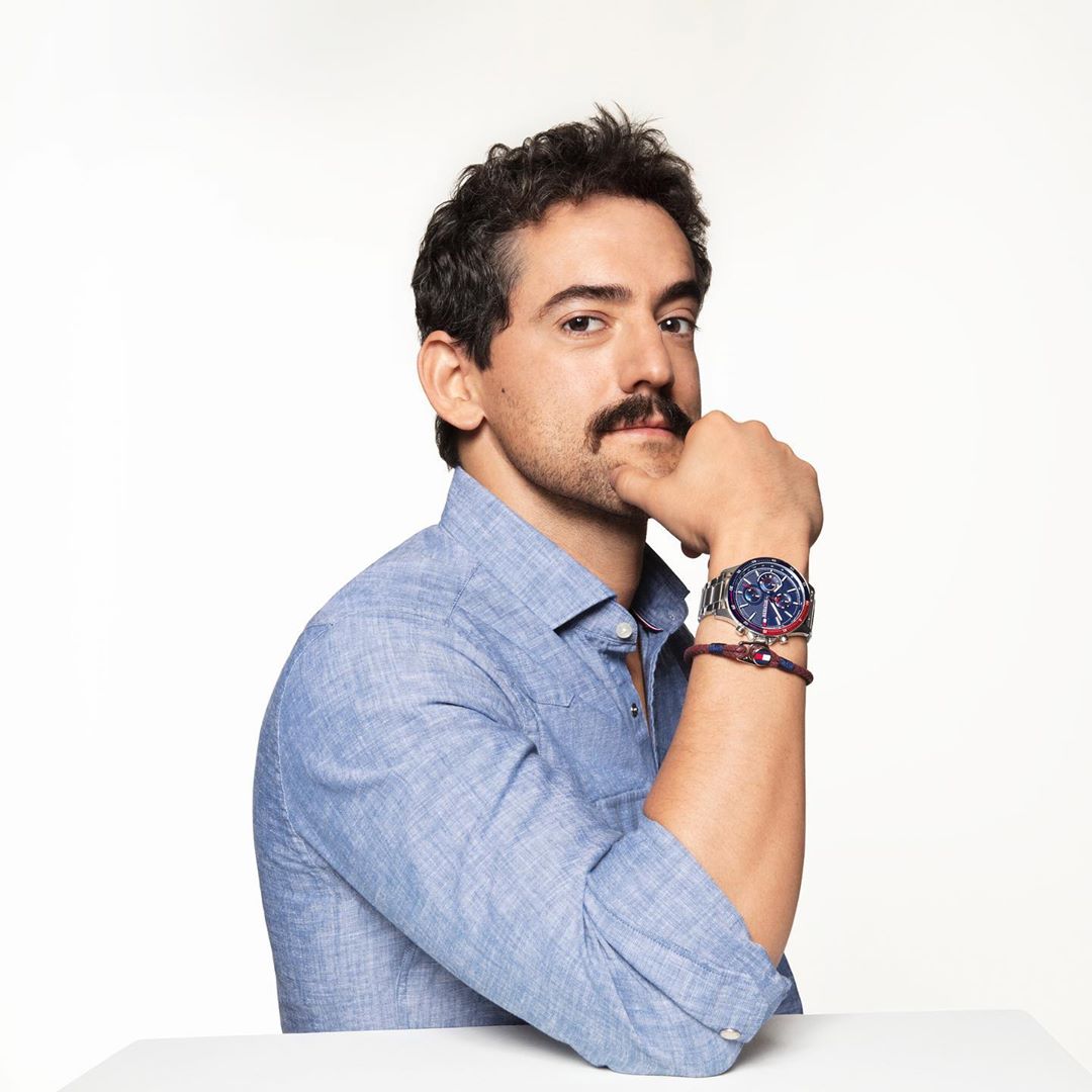 Presentan a Luis Gerardo Méndez como imagen de Tommy Hilfiger watches