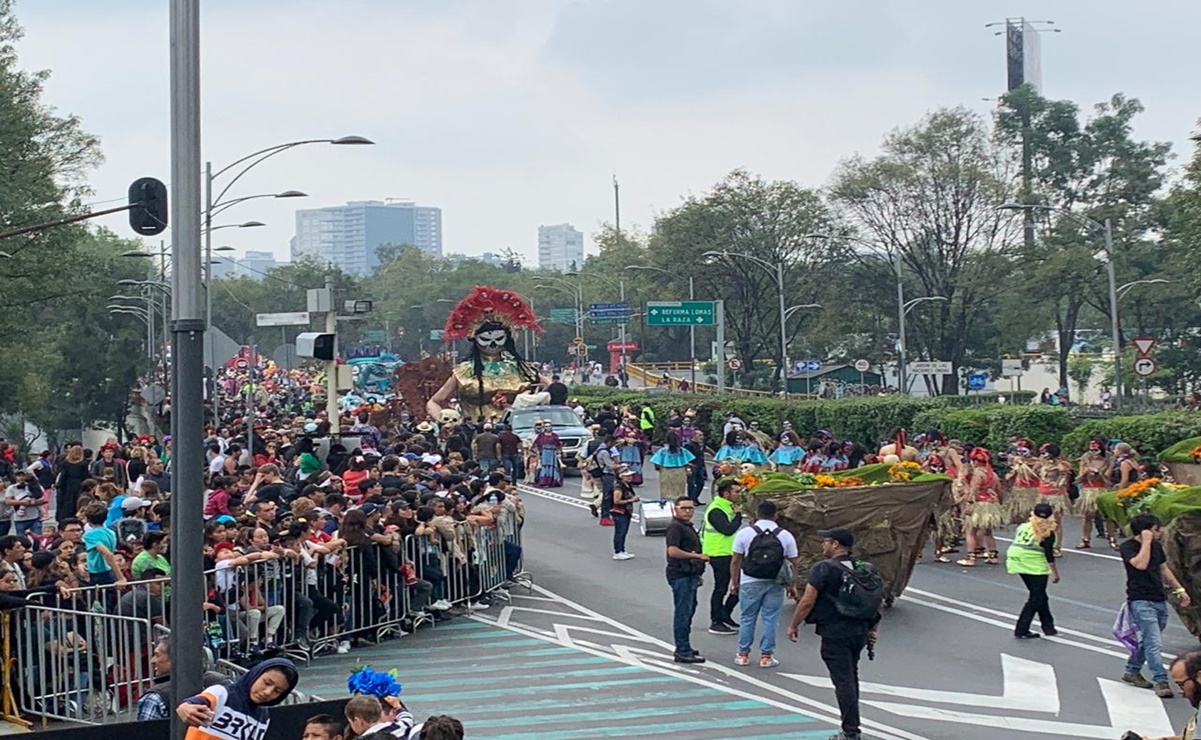 Todo listo para que arranque el mega desfile de Día de Muertos 2019