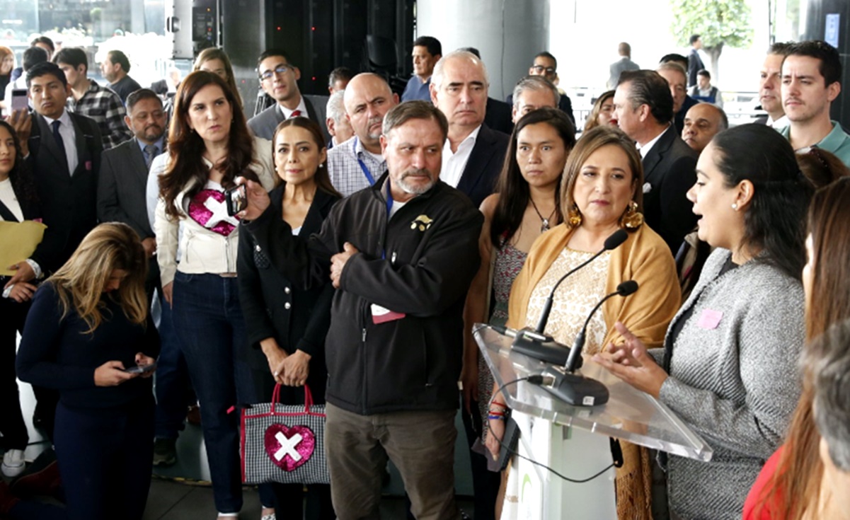 Increpan a Xóchilt Gálvez en el Senado; ¿sólo atenderás a “feministas de derecha”?, cuestionan