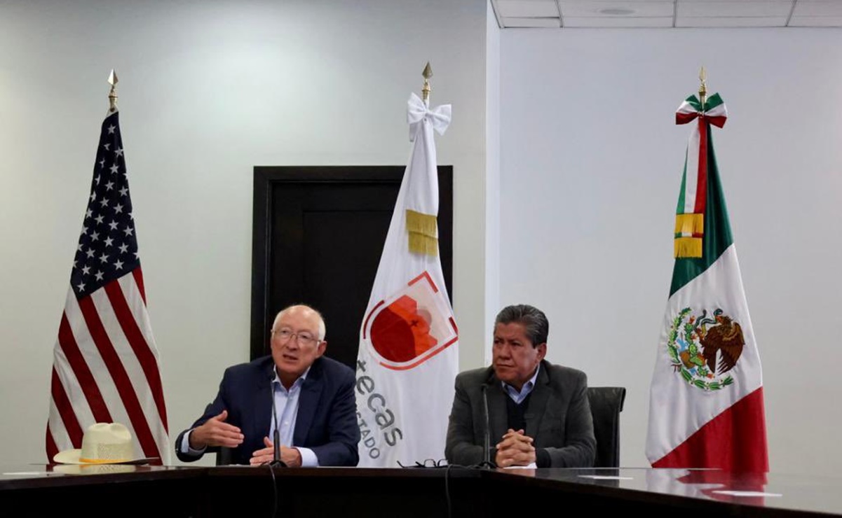 Ken Salazar supervisa cooperación bilateral para garantizar seguridad en Zacatecas