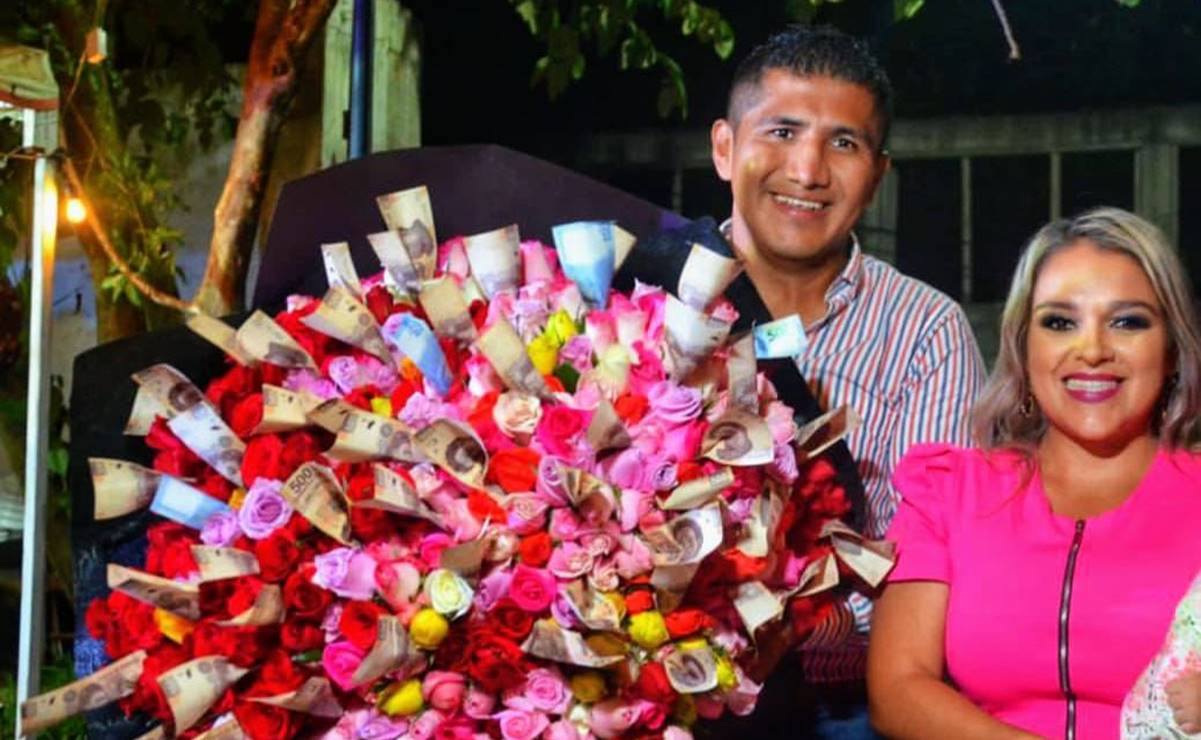 Alcalde le da a su pareja regalo de 25 mil pesos “en cash”