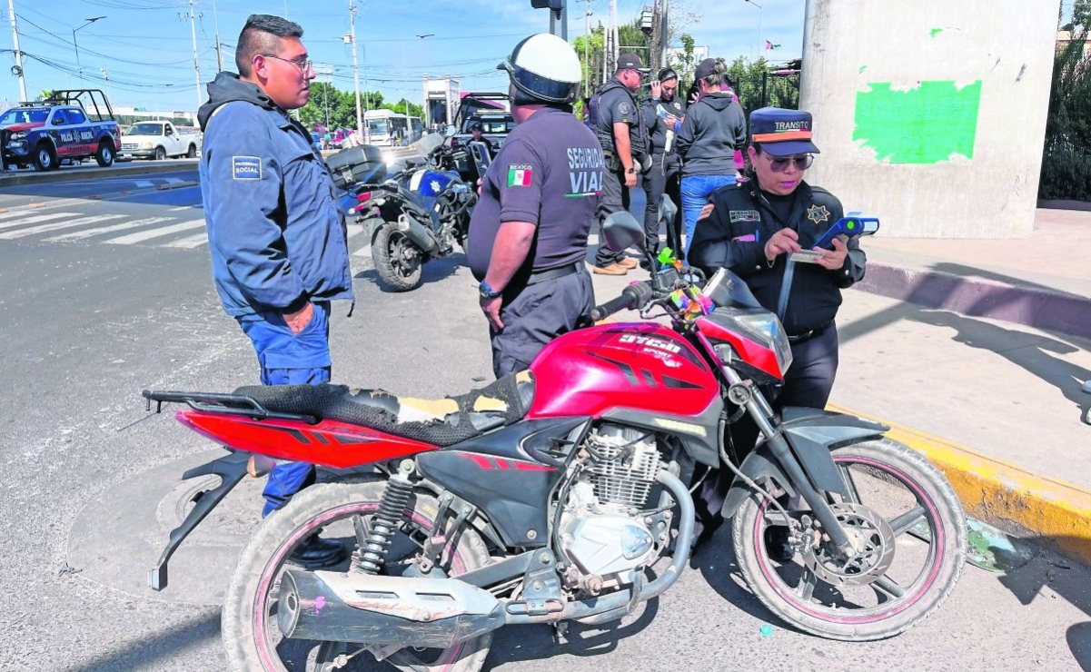 Van 600 motociclistas detenidos en operativo