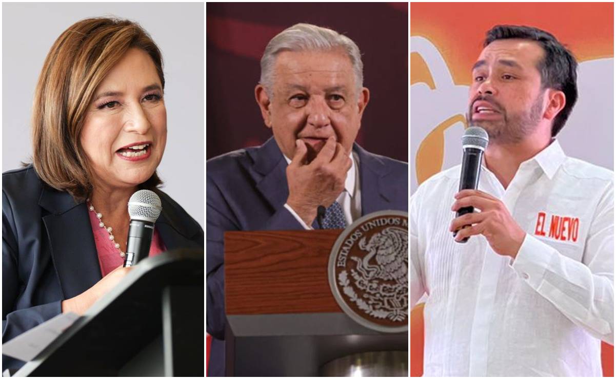 Xóchitl Gálvez y Jorge Álvarez Máynez chocan con AMLO por cierre de refinerías