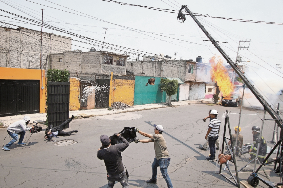 Graban entre llamas y "Sin miedo a la verdad"