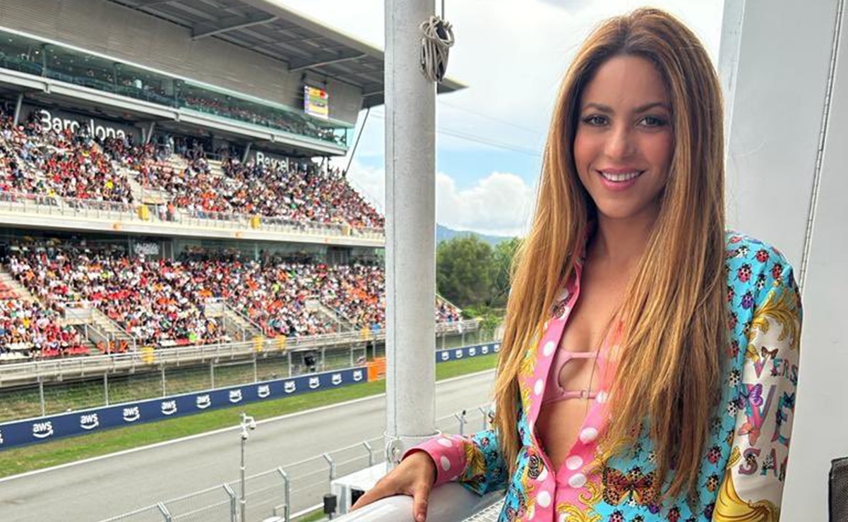 Shakira volvió a Barcelona para ir al GP de España; ¿apoyó a Lewis Hamilton?
