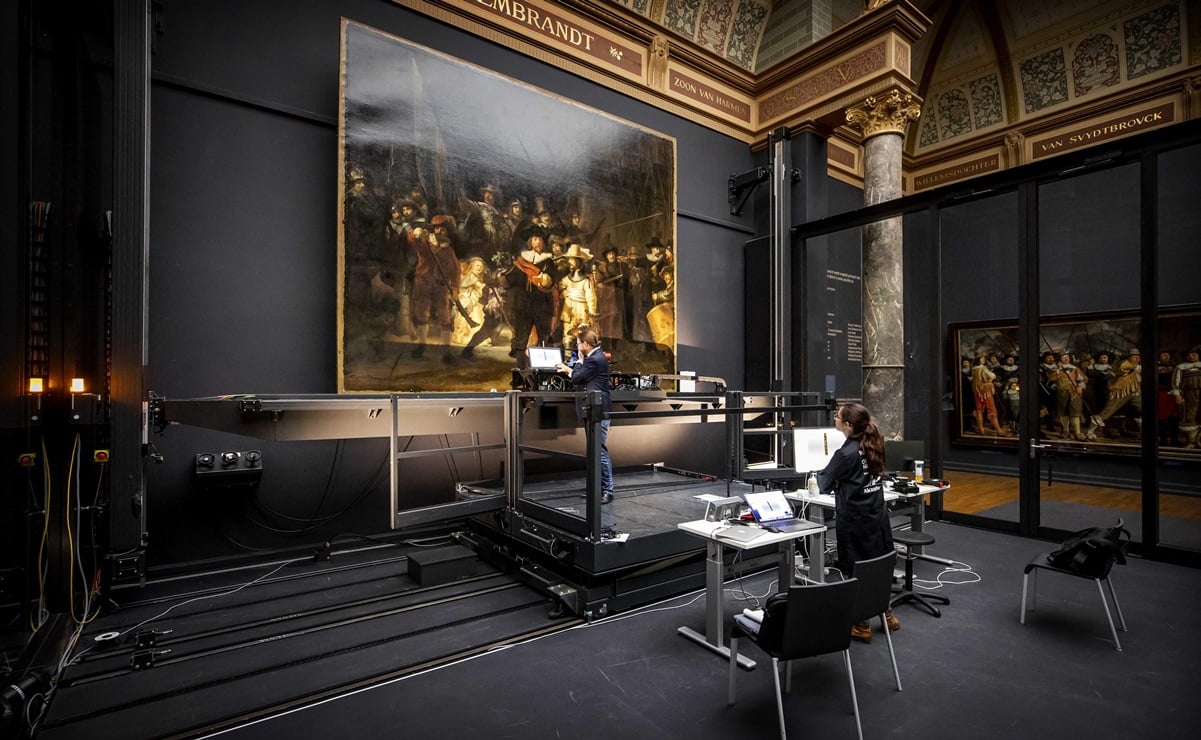 Rijksmuseum hace la foto más detallada de un Rembrandt con 44 mil millones de pixeles