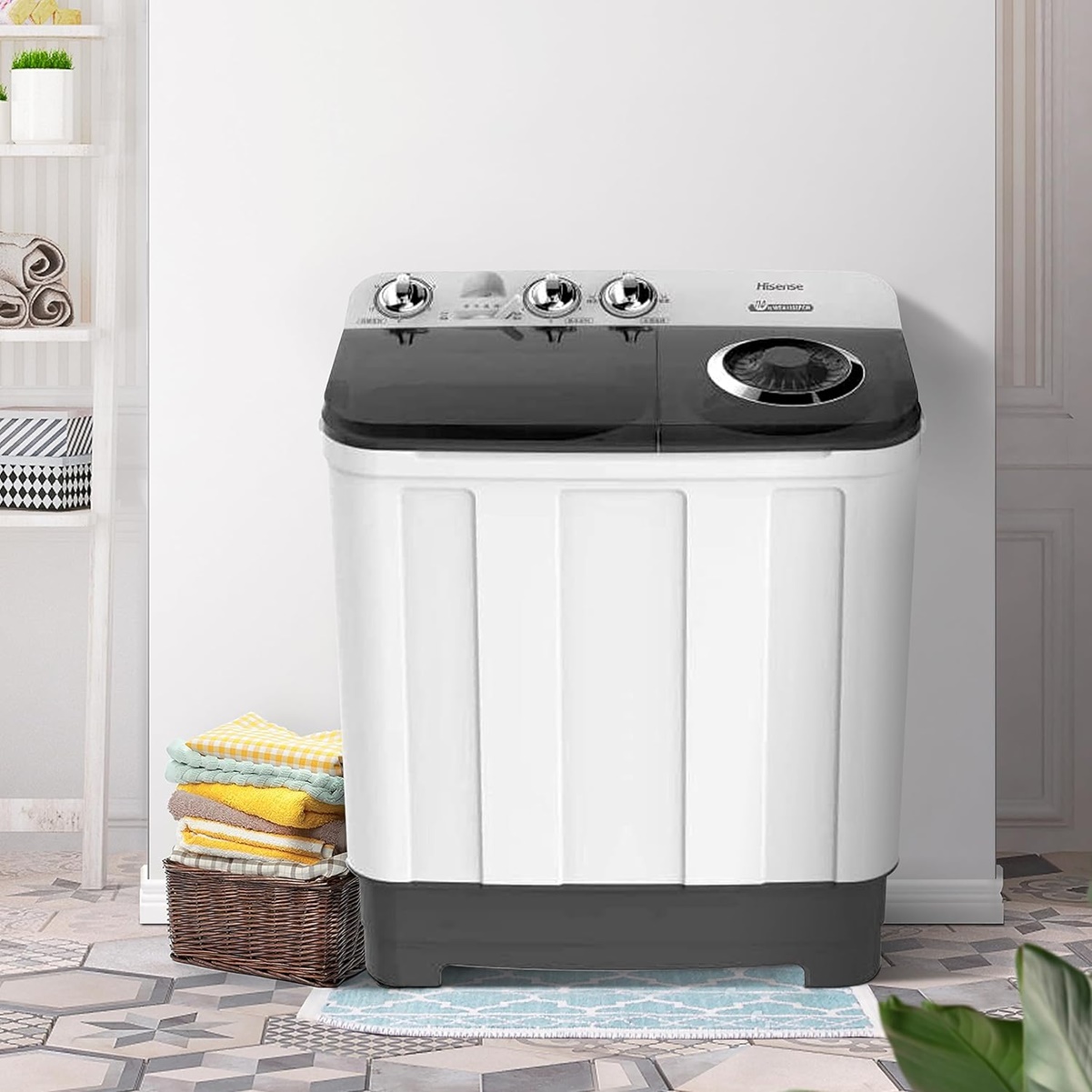 Hisense Lavadora doble tina