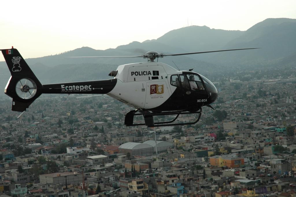 Ayuntamiento de Ecatepec rentará helicóptero para realizar patrullajes aéreos