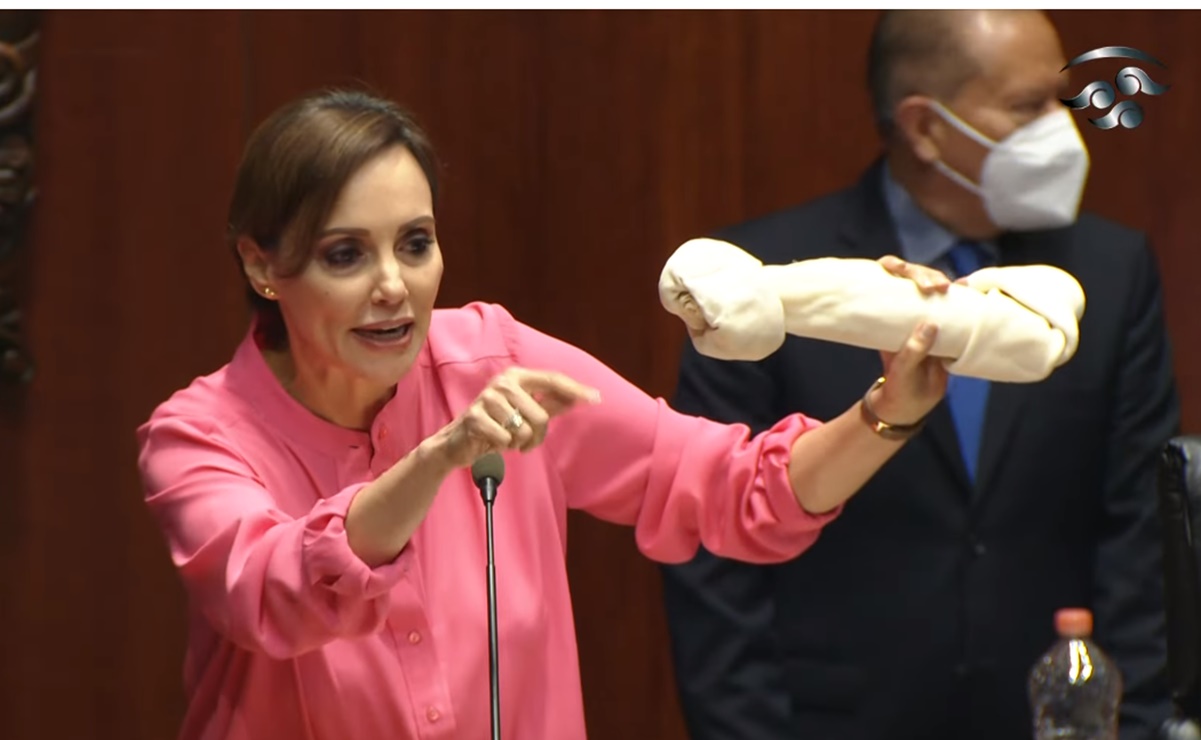 Lilly Téllez reclama y les lleva “hueso” a legisladores de Morena por crisis en el campo