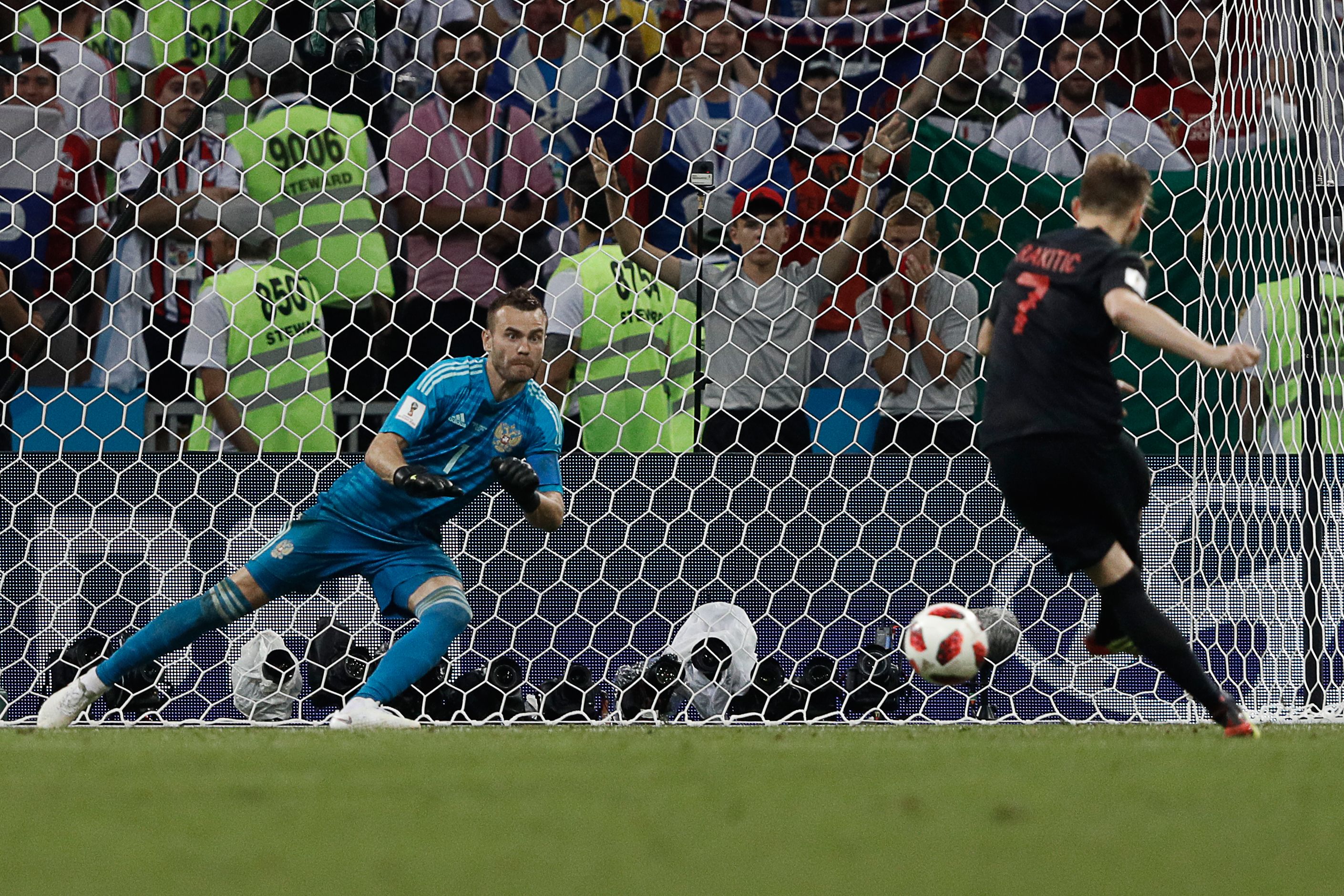 Revive la tanda de penaltis que le dio el pase a Croacia a semifinales sobre Rusia