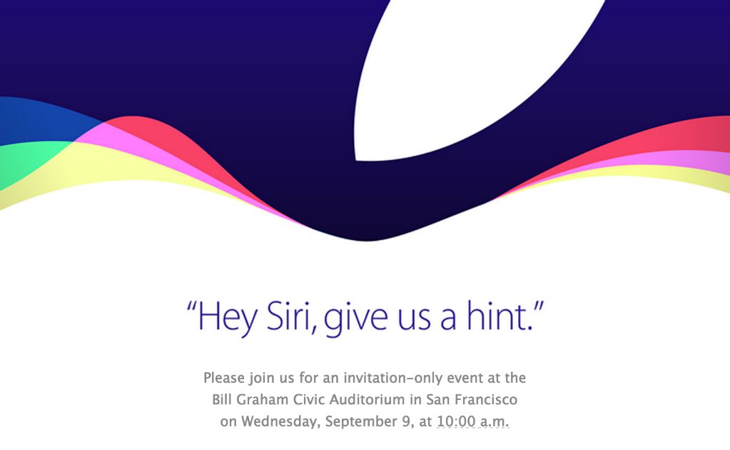 Apple confirma evento para el 9 de septiembre