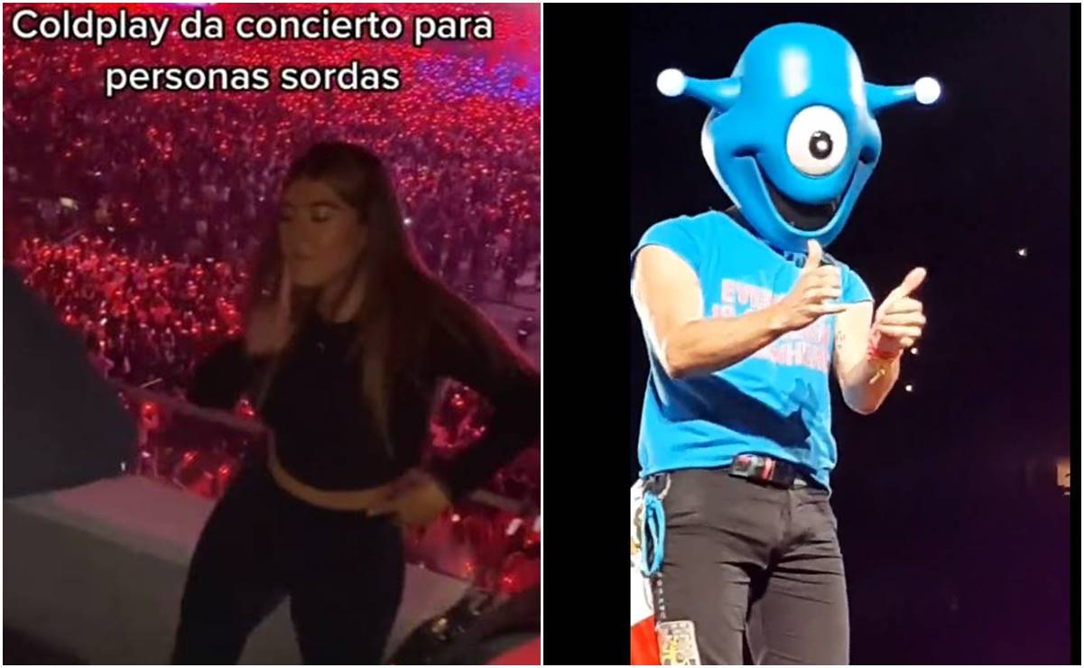 Tiktoker lleva la música de Coldplay con lenguaje de señas a fans y se vuelve viral