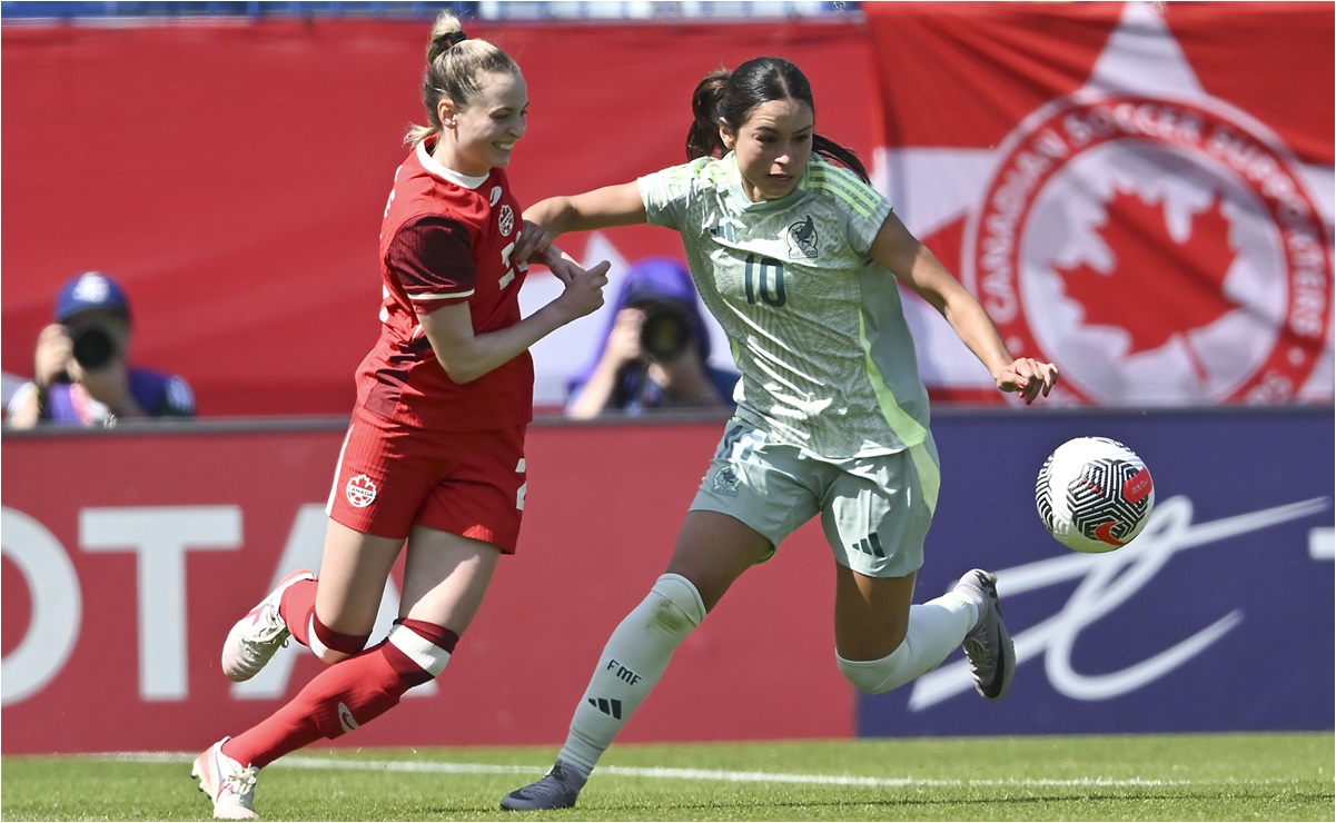 La Selección Mexicana Femenil cae ante Canadá, en el primero de dos juegos