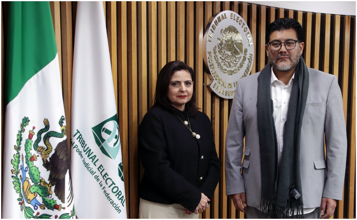 Mónica Soto se reúne con Rodríguez Mondragón tras ser nombrada presidenta del TEPJF
