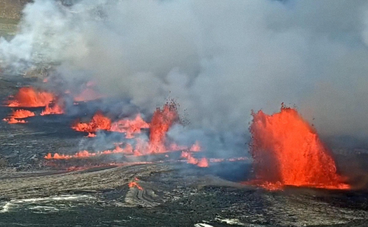 Volcán Kilauea entra en erupción; activan alerta roja para evaluar riesgos
