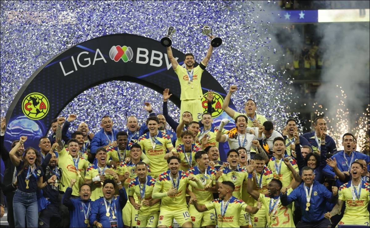 América es bicampeón de la Liga MX tras vencer al Cruz Azul 