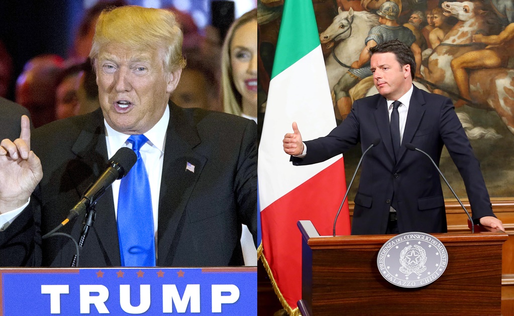 Primer ministro italiano critica candidatura de Trump 