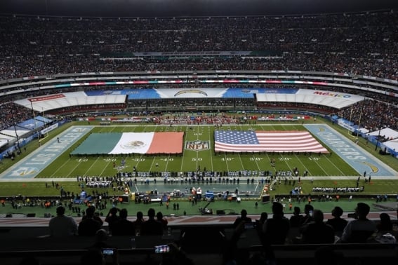 La NFL quiere dos partidos al año en el Estadio Azteca