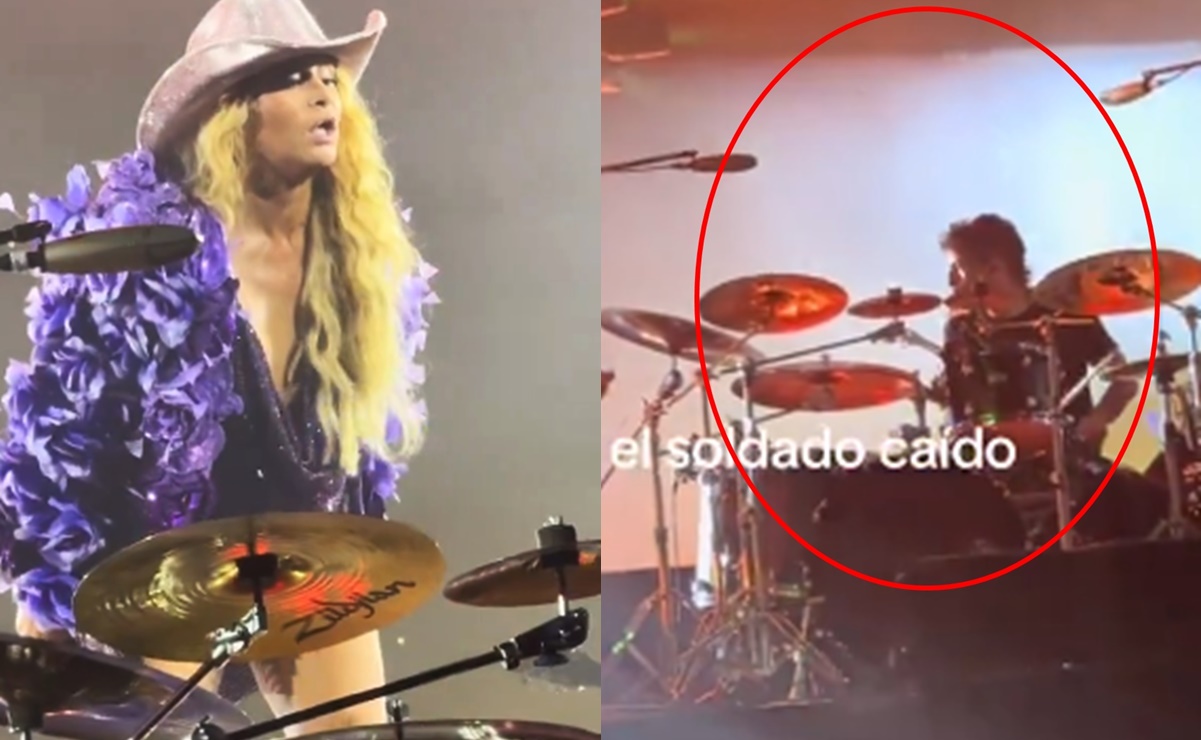 Paulina Rubio reprende a su baterista en pleno concierto: "¿qué pedo, cabr*n?"