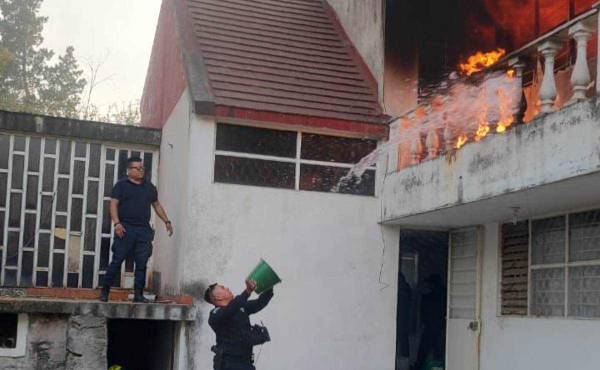 Sofocan incendio en casa de Cuautitlán Izcalli, no se reportan heridos