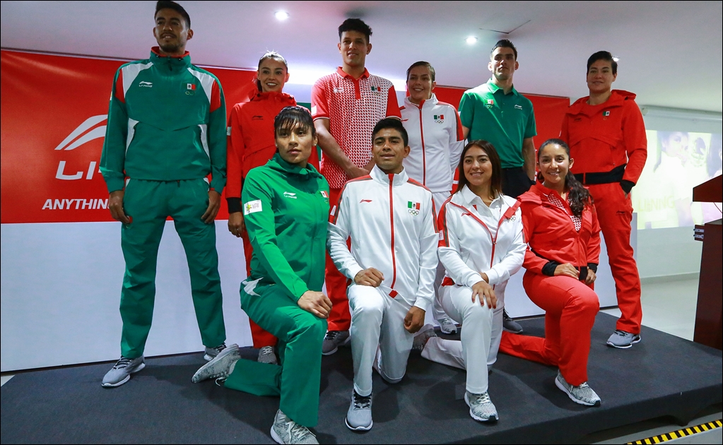 Presentan uniformes para la delegación mexicana de Panamericanos