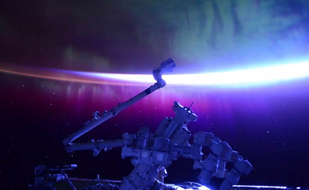Astronauta capta aurora boreal desde el espacio
