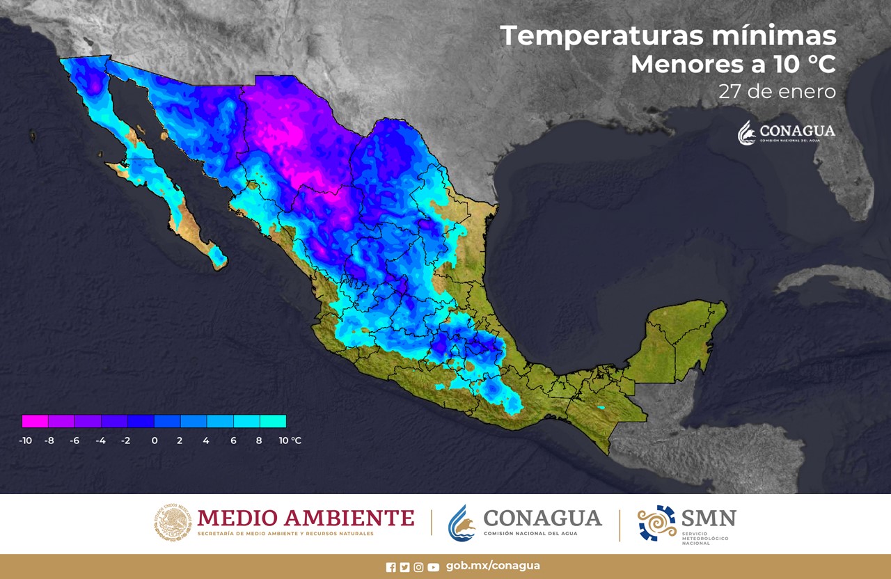 Pronostican temperaturas de hasta cero grados en la madrugada