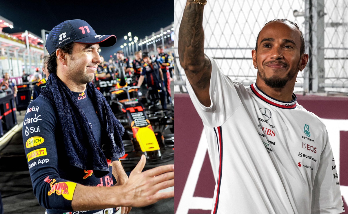 Lewis Hamilton “amenaza” a Checo Pérez: “Tengo posibilidades de arrebatarle el segundo puesto”