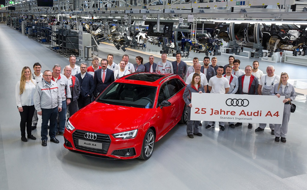 Audi A4 celebra 25 años de producción