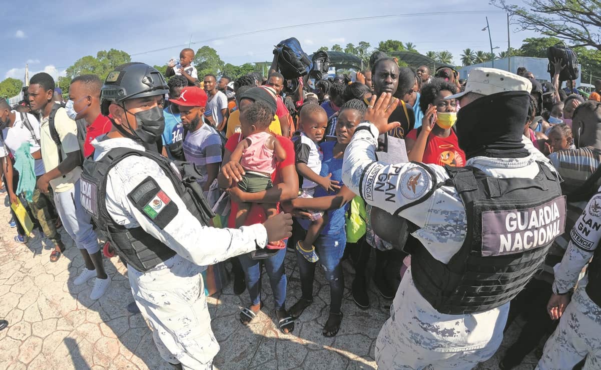 Por desorden de haitianos, suspenden atención a migrantes