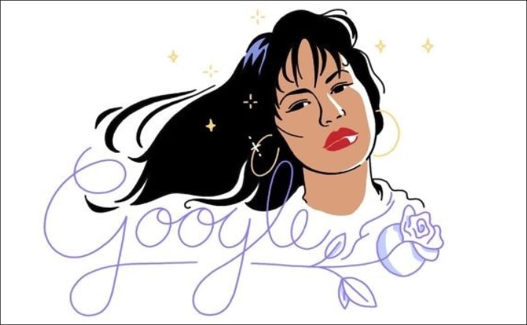​Google recuerda a Selena Quintanilla con doodle musical
