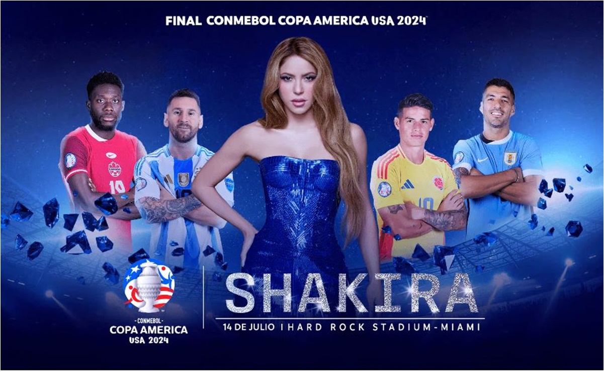 Shakira hará historia en la Final de la Copa América 2024