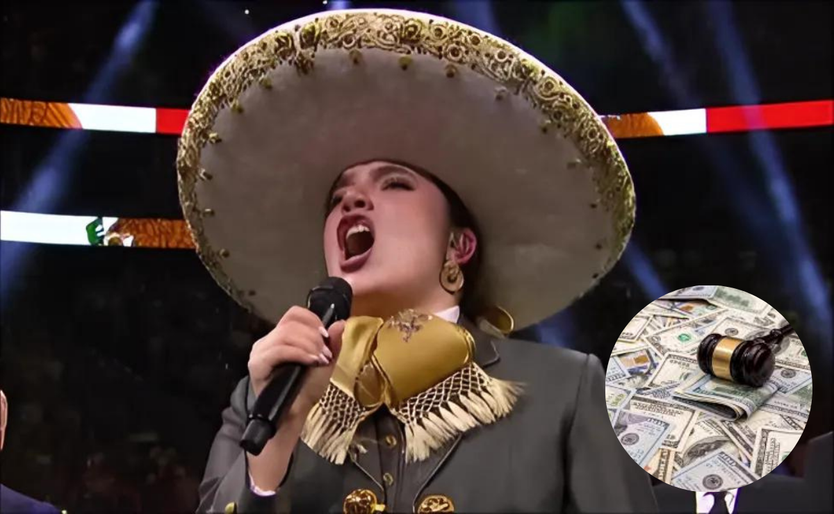 Camila Fernández: ¿Cuánto deberá pagar la hija de El Potrillo por error al cantar  Himno Nacional en pelea del Canelo?